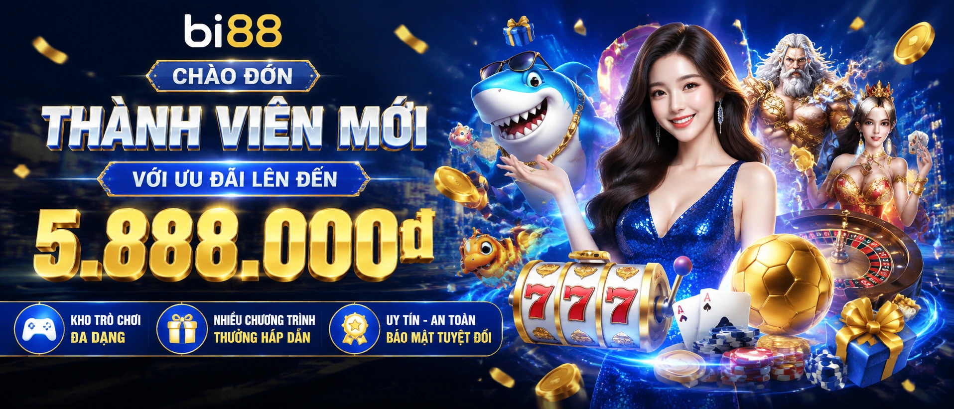 bi88 sảnh giải trí trực tuyến với casino và slot