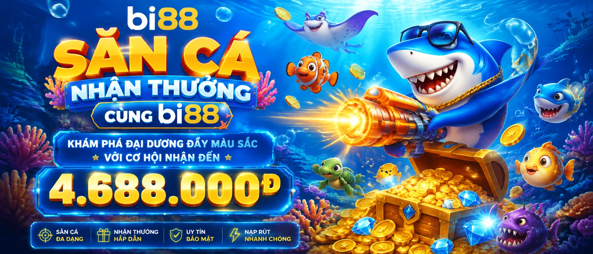 Bắn Cá trên điện thoại và giao diện mobile