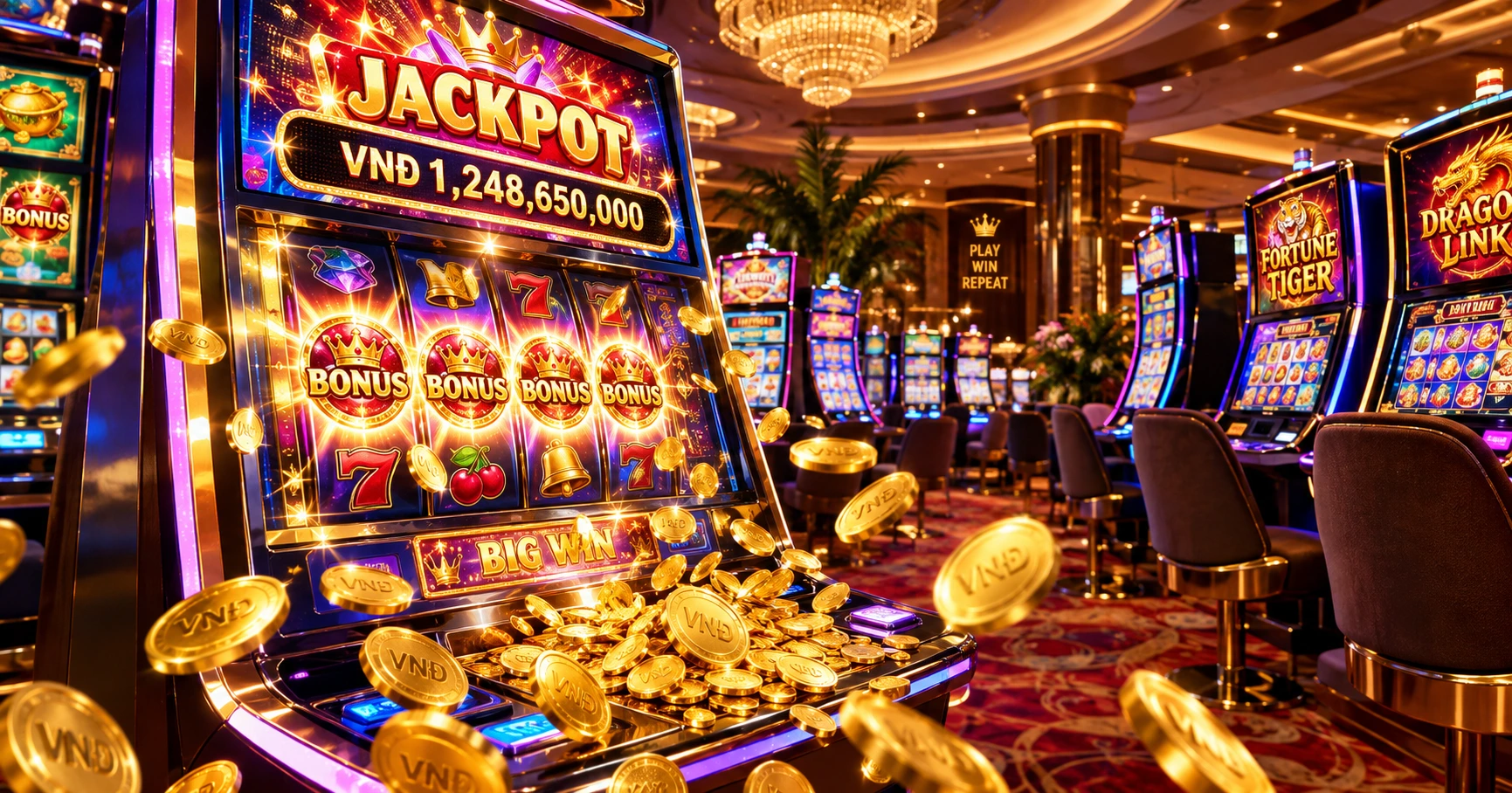 Máy đánh bạc casino với tiền thưởng: Trải nghiệm hấp dẫn và cơ hội thắng lớn - image 3